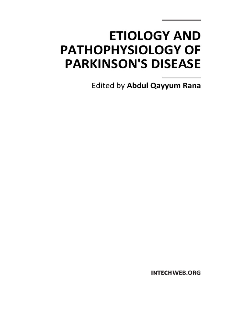 Etiology and Pathophysiology of Parkinson S Disease | PDF ...