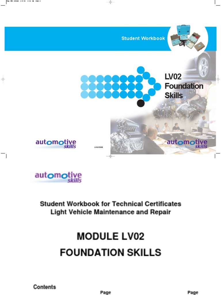 LV02 - Foundation Skills - Issue 1 | PDF | Electric Current | Electric ...