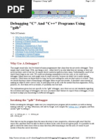 Debugging Using GDB PDF