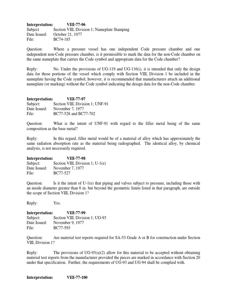 Nameplate Stamping Guidelines for Vessels | PDF