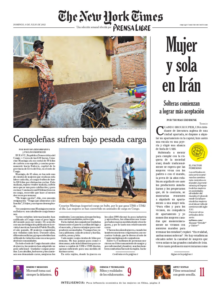 The New York Times Revista en Español Microsoft Tableta