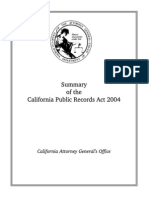 California Public Records Act PDF
