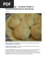 Modak Recipe