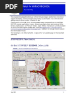 HYPACK 2012a Changes PDF