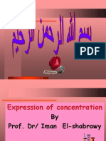 Expression of Concentration 8-7