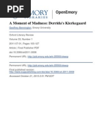 Bennington_a Moment of Madness_derrida's Kierkegaard