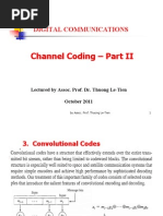 Channel Coding - Part II: Digital Communications