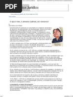 ConJur - Observatório Constitucional_ O que é isto, o ativismo judicial, em números