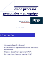 PRESENTACIÓN Modelos de Procesos Personales y en Equipo