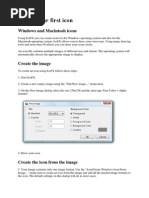 Create Your First Icon PDF
