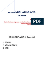 Pengendalian Teknik Bahaya Di Tempat Kerja