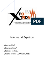 Informe EXPOTRON