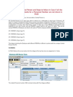 SAP HCM - Concepts of Central Person and Steps To Follow in Case If All The Personnel Assignments For A Personnel Number Are Not Shown in PA30