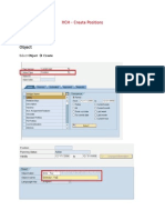 SAP HCM - Create Positions