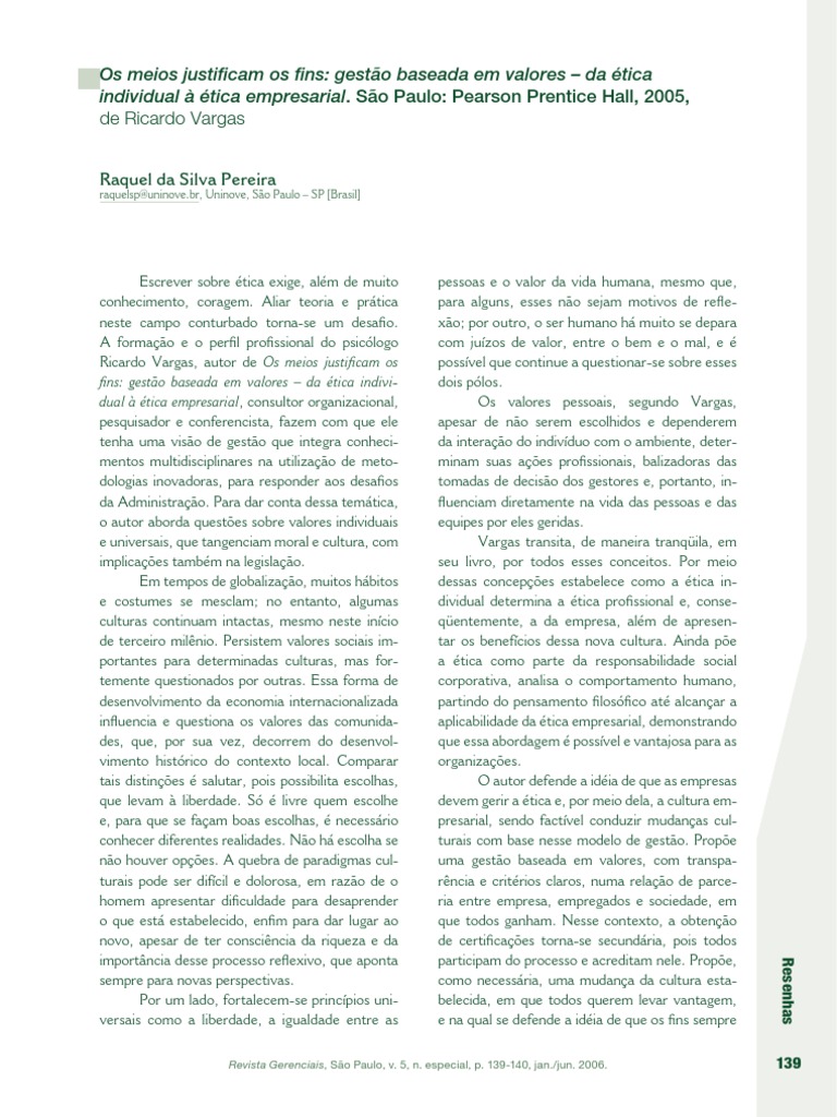 Os Fins Justificam Os Meios Quem Disse