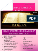 Preguntas Sobre La Biblia