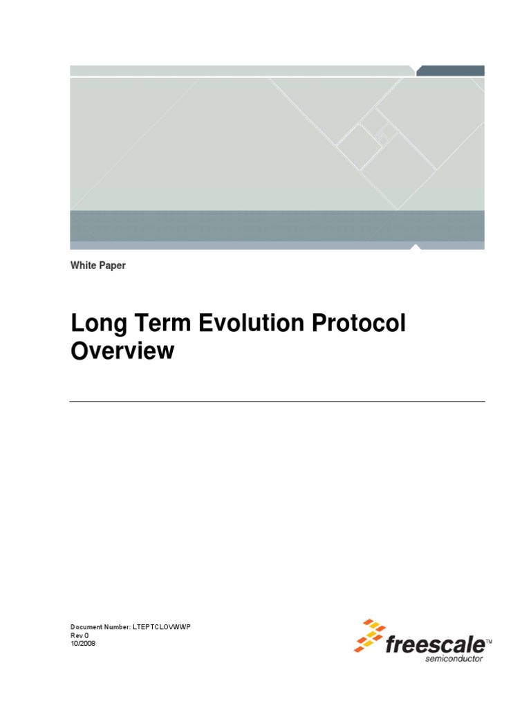 LTE Protocol Overview PDF | PDF | Lte (Telecommunication) | Network Packet