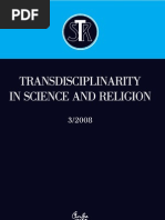 Transdisciplinarity in Science and Religion, No 3, 2008