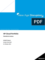INSIGHTS Report: HP Cloud Portfolio - Überblick & Analyse