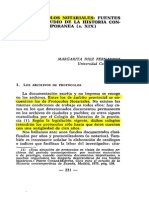 Protocolos notariales como fuente para la historia contemporánea XIX. Margarita Diez