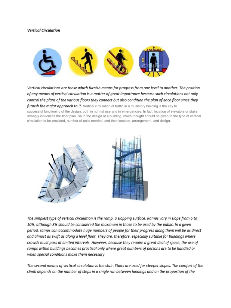 Understanding Vertical Circulation Systems | PDF