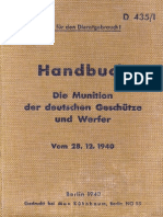 D 435-1 - Handbuch - Die Munition der deutschen Geschütze und Werfer (28.12.1940)