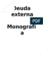 monografia deuda externa