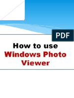 How To Use Windows Photo Viewer