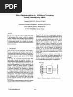 Fpga Implementation of A Multilayer Perceptron Neural Network Using VHDL