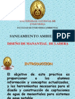 Clase 3 - Diseño de Manantial de Ladera