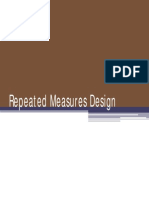 Repeated Measures Design PDF