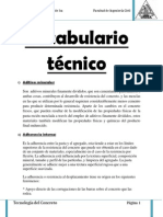 Vocabulario Técnico