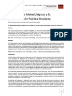 Blanco-Peck, Richard - Los Enfoques Metodológicos y La Administración Pública Moderna