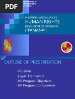 Institutionalizing Human Rights in PNP | PDF | Police | Human Rights