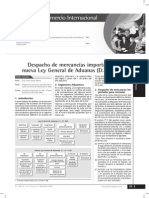 Despacho de Mercancías Importadas Bajo La Ly 1053