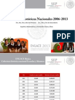 Resultados Historicos Nacionales Enlace - 2006-2013