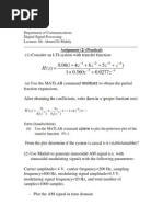 Assignment Practical