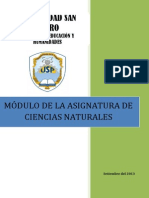 Módulo de Ciencias Naturales Final 2013