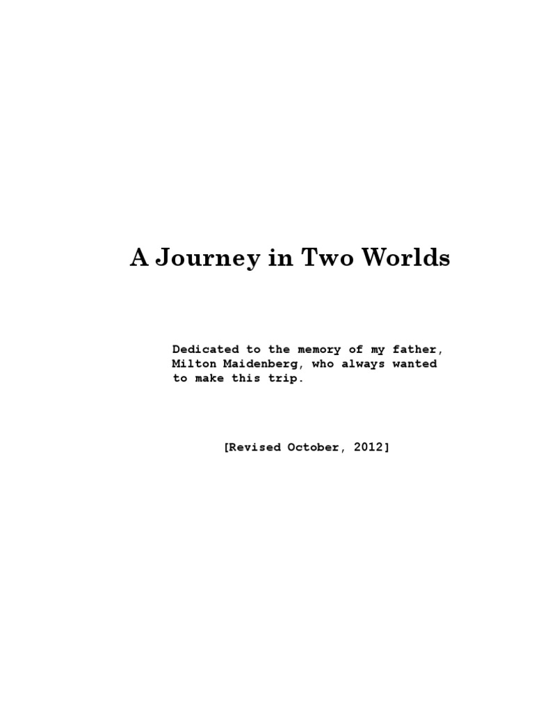 Journey in Two Worlds | PDF | Kiev | Antisemitism