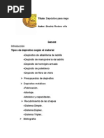 Depósito para riego