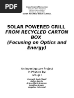 Investigatory Project - Optics