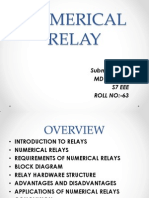 Seminar On NUMERICAL RELAY