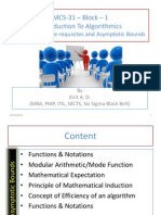MCS-031 Block 1 Unit 2 Prereq N Asymptotic Bounds