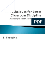 11 Techniques For Better Classroom Discipline
