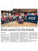 Great concert for the grands (Southland Times; 2013.10.23)