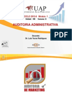 Auditoria Administrativa: CICLO 2013-II Módulo: 1