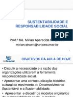 Aula 3 - 08-07-13 - Sustentabilidade e Responsabilidade Social