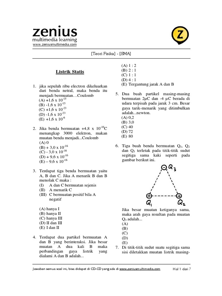 Listrik Statis Pdf