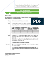 How To - Identify Priorities PDF