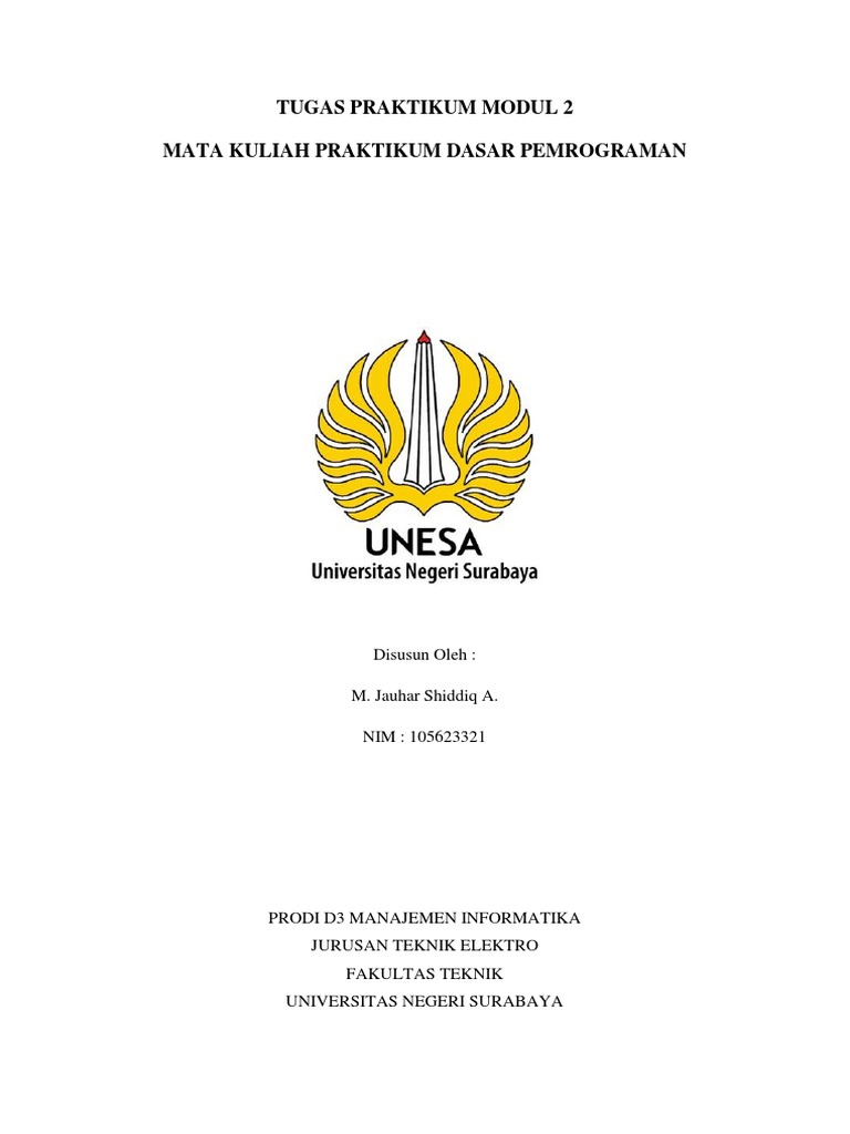 Modul 2 Prak Dasar Pemrograman | PDF | Komputer